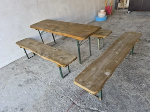 Garten- Bierbank - Festbankgarnitur Bild 2