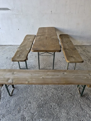 Garten- Bierbank - Festbankgarnitur Bild 3