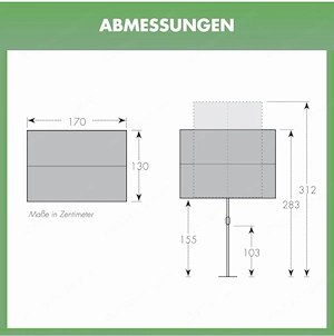 2x Sonnenschirm 
