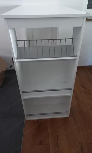 Bartisch mit Stauraum weiss Guter Zustand Bild 5