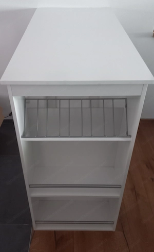 Bartisch mit Stauraum weiss Guter Zustand Bild 3