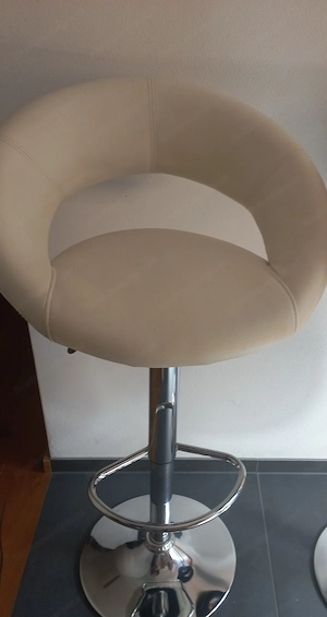 Barhocker 2 Stück, höhenverstellbar, 360  drehbar Bild 3