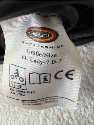 Held Airst ST Damen Motorradhandschuhe Gr. 7   Känguru- Ziegenleder   Top Zustand Bild 3