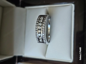 585er Weißgoldring mit ca 1,0 ct Brillant Bild 3
