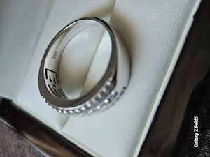 585er Weißgoldring mit ca 1,0 ct Brillant Bild 2