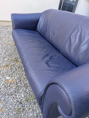 Ledersofa zu verschenken Bild 2