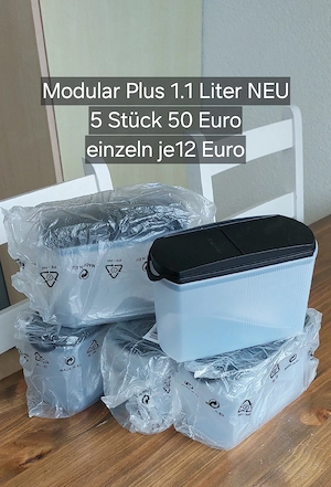 5er Set Modular Tupperware  NEU