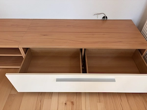 Moderne Wohnwand in Buche Bild 3