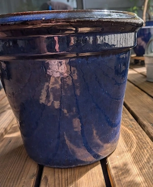 winterharter und massiver Terracotta- Pflanzentopf Bild 4