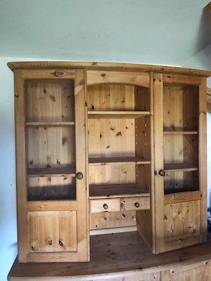 Schrank 2tlg Kiefer massiv Bild 3