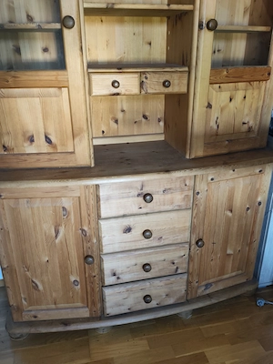 Schrank 2tlg Kiefer massiv Bild 4