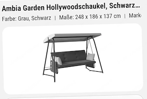 Hollywood schaukel 