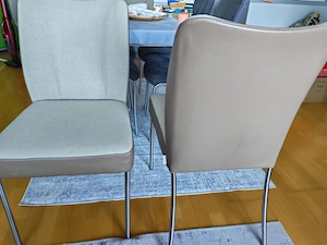 4 Designerstühle echt Leder und Stoff, von Bert Plantagie Bild 3