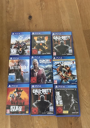 PlayStation 4 Spielkonsole mit mehreren Spielen Bild 3