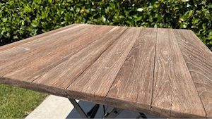 Gartentisch Teak, 80 x 80 cm Bild 2