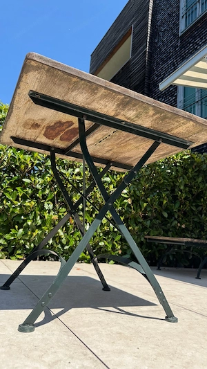 Gartentisch Teak, 80 x 80 cm Bild 3
