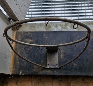 Basketballkorb Outdoor selbst hergestellt und verzinkt Bild 2