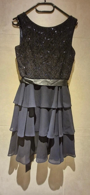 Cocktailkleid in Dunkelblau Bild 2