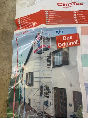 Krause Baugerüst 7m Alu kaum gebraucht zu verkaufenin Bild 3