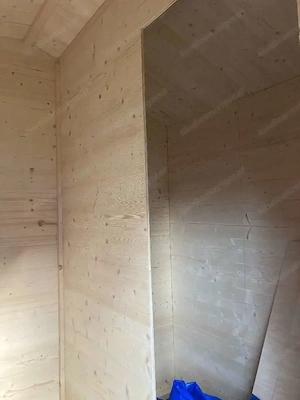 Gartenhaus Rohbau aus Holz Isoliert, Mobil Bild 7