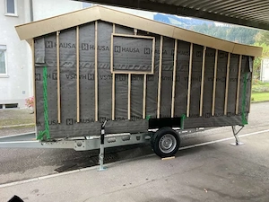 Gartenhaus Rohbau aus Holz Isoliert, Mobil Bild 2