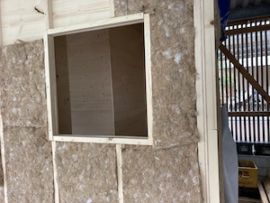 Gartenhaus Rohbau aus Holz Isoliert, Mobil Bild 9