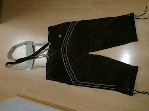 Lederhose mit Träger Bild 3