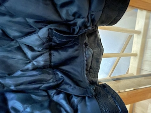 Motorrad Lederjacke Gr.56 und passende Nylon-Hose schwarz Bild 6