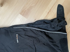 Motorrad Lederjacke Gr.56 und passende Nylon-Hose schwarz Bild 8