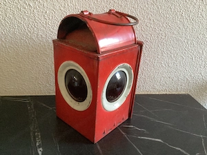 Alte Bahnlampe