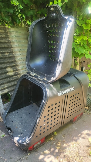 Heckbox Anhängerkupplung Koffer Hund Bild 2
