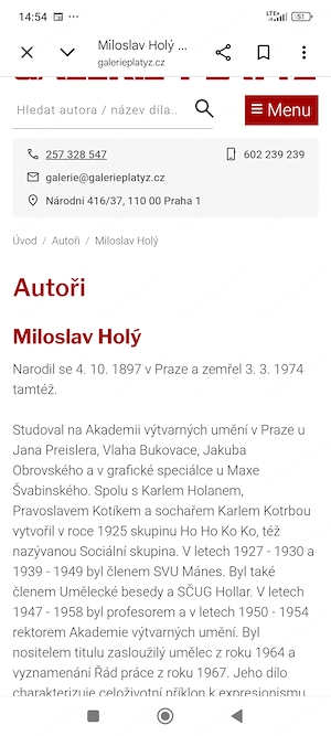 Miroslav Holy öl bild Bild 6