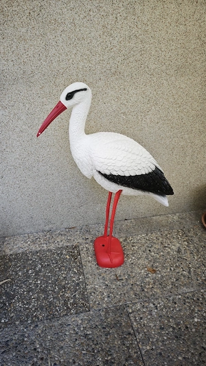 Storch Garten Deko Geburt  Bild 2
