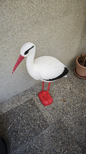 Storch Garten Deko Geburt 