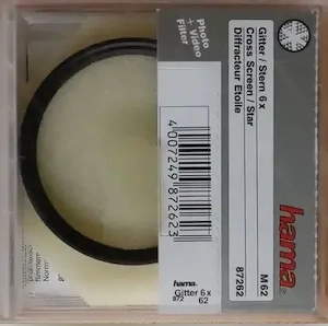 Hama Gitter Stern, 6x, M62 Filter  Bild 2