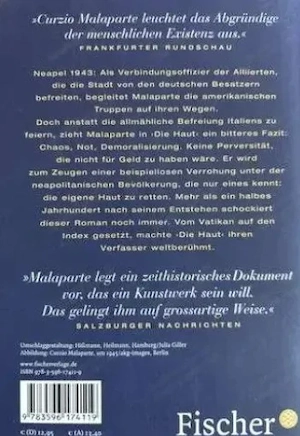 Die Haut, Curzio Malaparte, Roman, Fischer Verlag  Bild 2