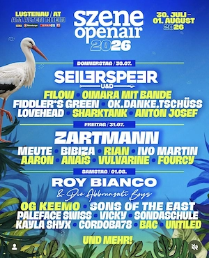 Szene Openair 2026 in Lustenau