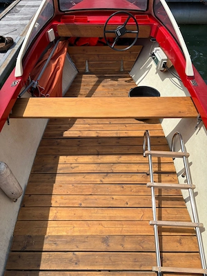 Oldtimer-Boot  Korpoleum  mit Charakter   Inkl. Inkognito-Kübel!  Bild 3