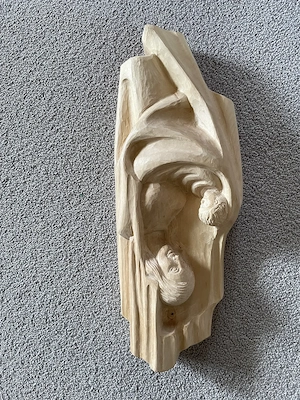 Wandbild Madonna Handarbeit 