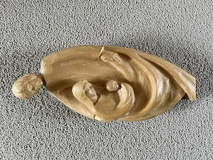 Wandbild Lindenholz geschnitzt 