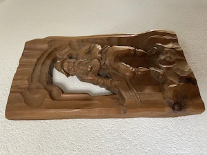 Wandbild geschnitzt aus Lindenholz  Bild 2