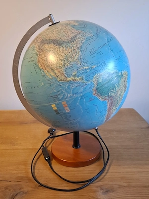 Globus Weltkugel mit Beleuchtung 30cm Durchmesser