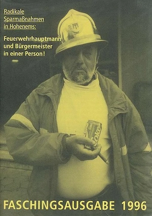 Faschingsausgabe 1996, Theiner, Bernhard Amann, Hohenems, Zeitschrift 