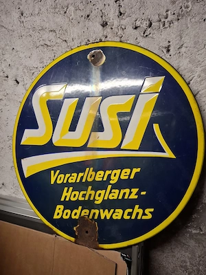 Emailleschild Vorarlberg Susis Bodenwachs Schwarzach  Bild 2