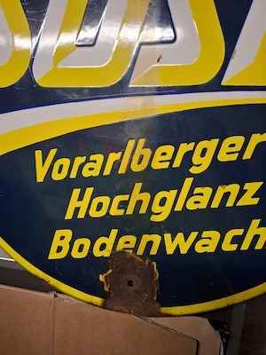 Emailleschild Vorarlberg Susis Bodenwachs Schwarzach  Bild 3