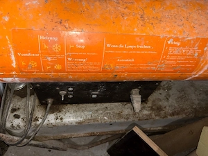 Baustellenheizung Dieselkanone