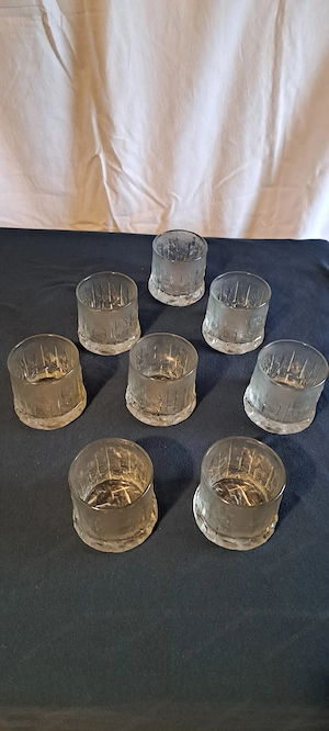 Vintage Whisky oder Tumbler Gläser skandinavisches Design Bild 3