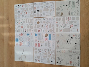 Hochzeitssticker für Gästebuch zu verschenken Bild 3