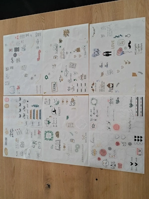 Hochzeitssticker für Gästebuch zu verschenken