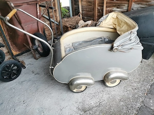 Kinderwagen, antik  Bild 3